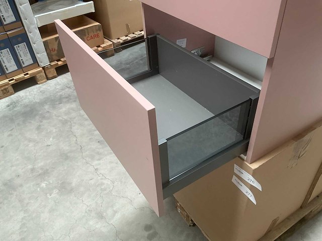 Kame basin unit pink badmeubel 60cm - afbeelding 5 van  7