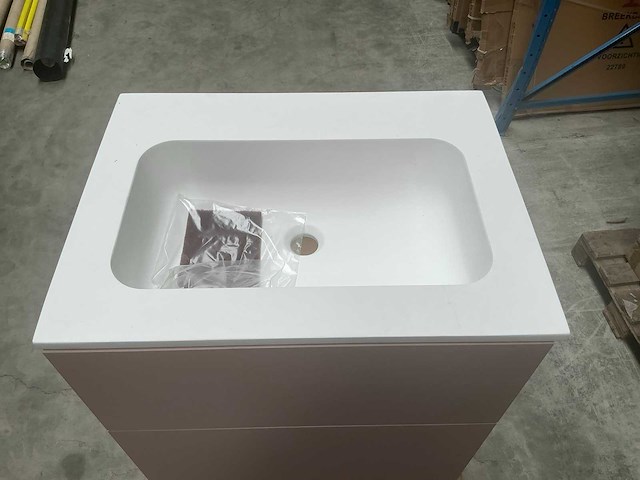 Kame basin unit pink badmeubel 60cm - afbeelding 3 van  7