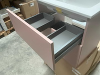 Kame basin unit pink badmeubel 60cm - afbeelding 3 van  8