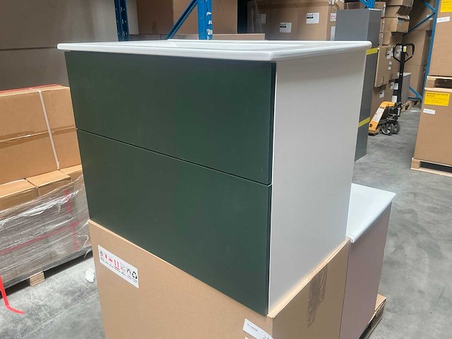 Kame big flr groen badmeubel 80cm - afbeelding 1 van  2
