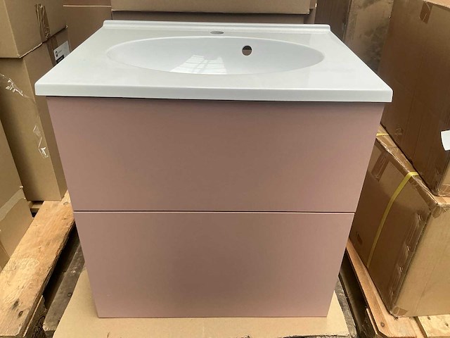 Kame big pink badmeubel 60cm - afbeelding 1 van  8