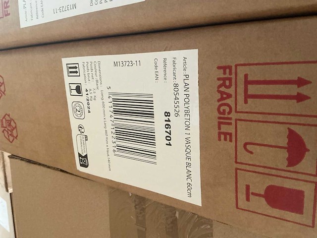 Kame big pink badmeubel 60cm - afbeelding 8 van  8