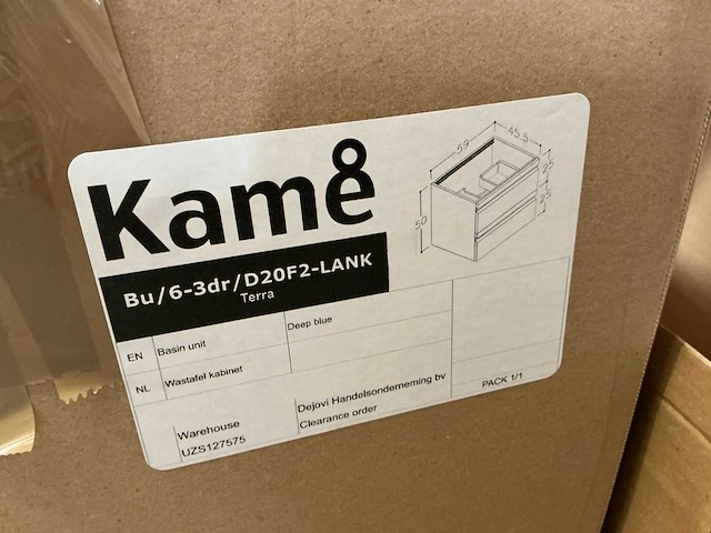 Kame bu/6-3dr badmeubel (60x45x50 cm) - afbeelding 3 van  3