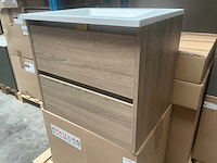 Kame city badmeubel 60cm grey oak - afbeelding 2 van  7
