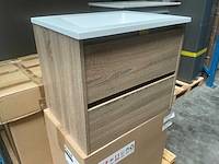 Kame city badmeubel 60cm grey oak - afbeelding 3 van  7