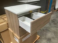 Kame city badmeubel 60cm grey oak - afbeelding 6 van  7