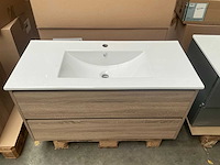 Kame city badmeubel grey oak 120cm - afbeelding 2 van  6