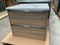 Kame city badmeubel grey oak 60cm - afbeelding 1 van  5