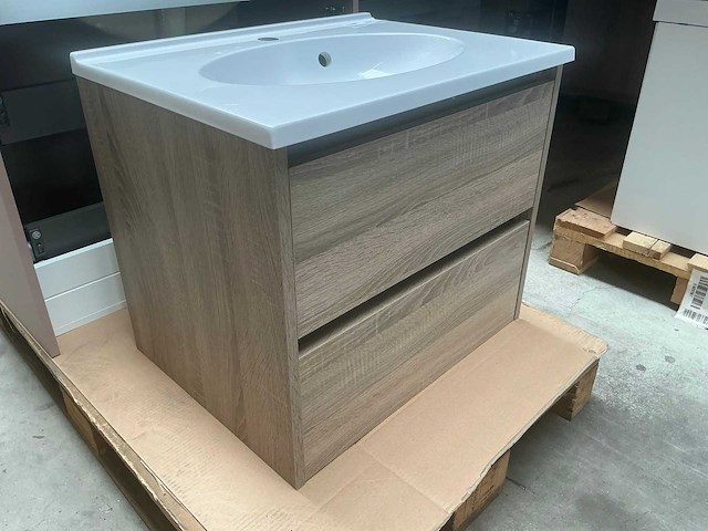 Kame city badmeubel grey oak 60cm - afbeelding 2 van  5