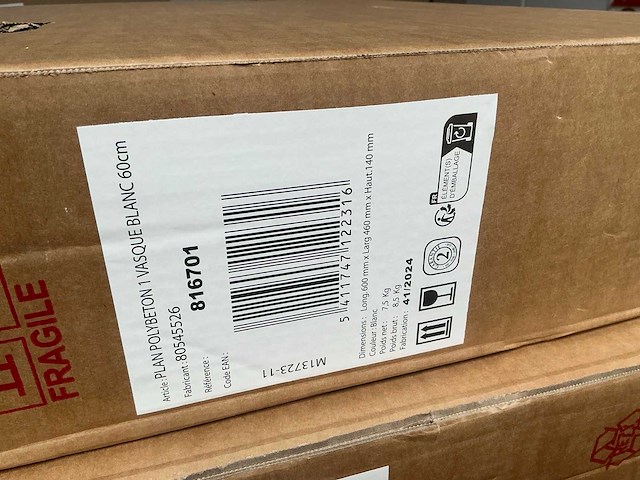 Kame city badmeubel grey oak 60cm - afbeelding 7 van  7