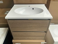 Kame city badmeubel grey oak 60cm - afbeelding 2 van  5