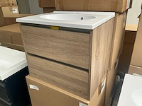 Kame city badmeubel grey oak 60cm - afbeelding 3 van  5