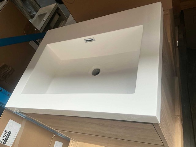 Kame city grey oak badmeubel 60cm - afbeelding 3 van  6