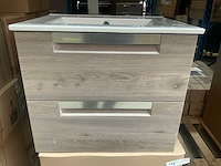 Kame city grey oak badmeubel 60cm - afbeelding 1 van  6
