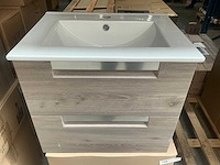 Kame city grey oak badmeubel 60cm - afbeelding 3 van  6