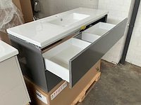 Kame d-line badmeubel 120cm matt grey - afbeelding 4 van  5