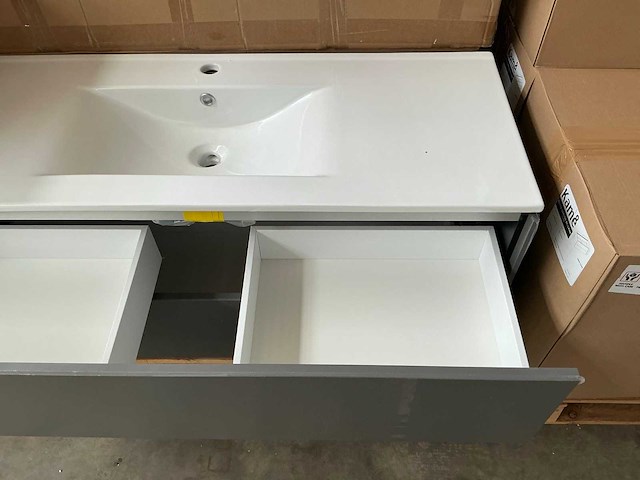 Kame d-line badmeubel matt grey 120cm - afbeelding 5 van  7