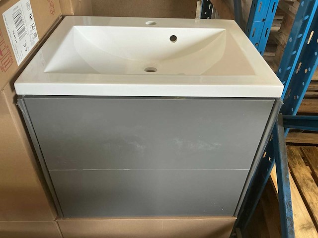 Kame d-line badmeubel matt grey 60cm - afbeelding 2 van  4