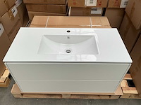 Kame d-line badmeubel matt white 100cm - afbeelding 3 van  7