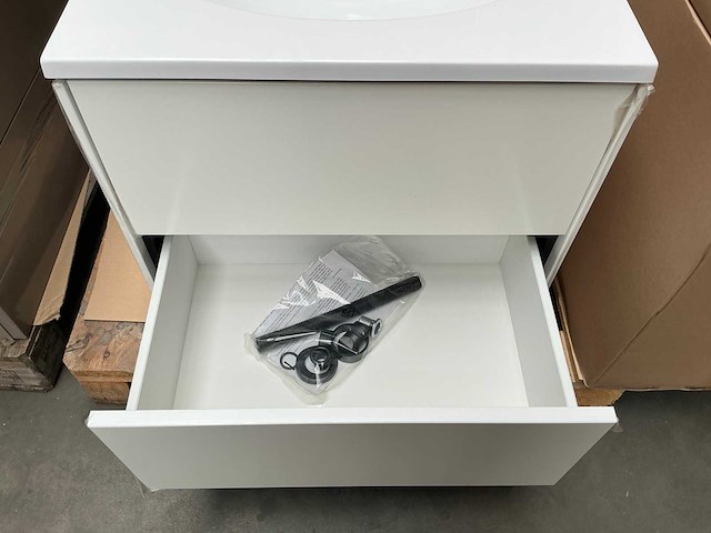 Kame d-line badmeubel matt white 60cm - afbeelding 4 van  7