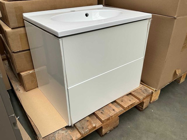 Kame d-line badmeubel matt white 60cm - afbeelding 5 van  7