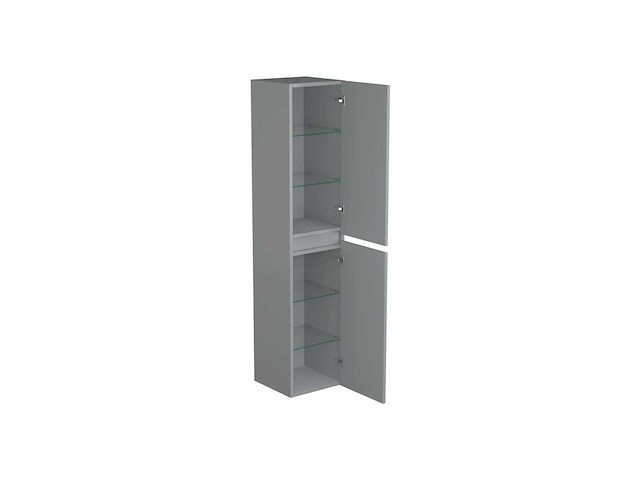 Kame d-line matt grey badkamerkast hoog - afbeelding 1 van  5
