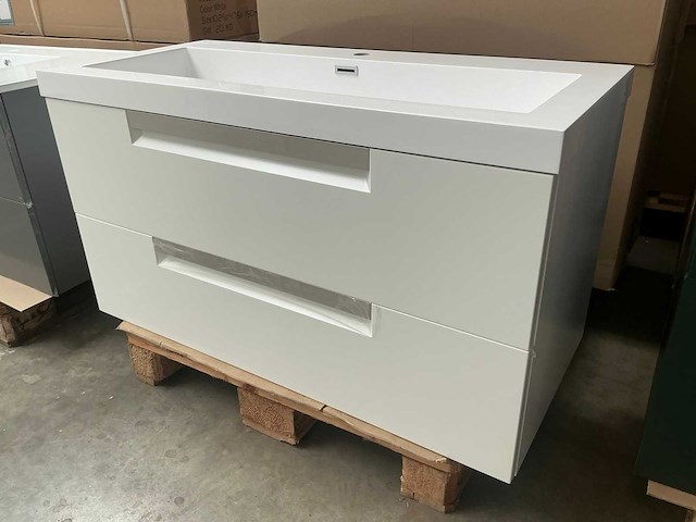 Kame evoke badmeubel matt white 120cm - afbeelding 3 van  6