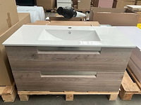 Kame evoke badmeubel nelson oak 100cm - afbeelding 2 van  8