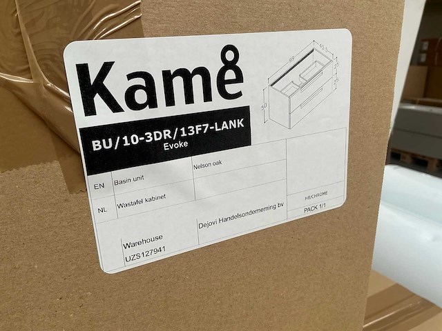 Kame evoke badmeubel nelson oak 100cm - afbeelding 7 van  8