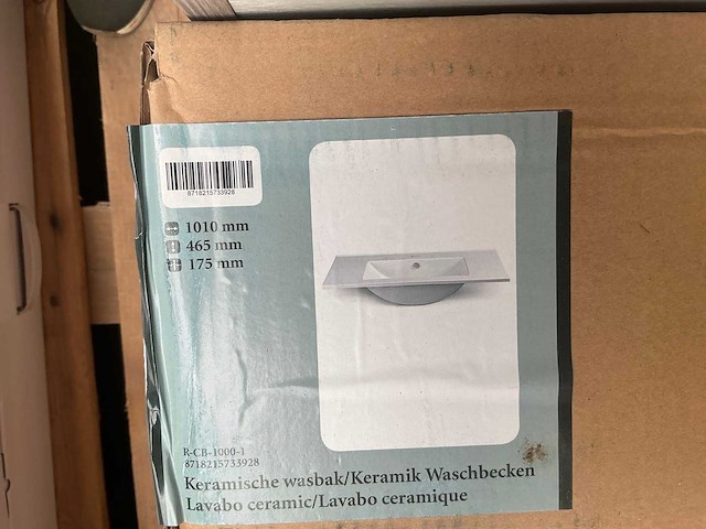 Kame evoke badmeubel nelson oak 100cm - afbeelding 8 van  8