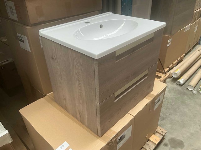 Kame evoke badmeubel nelson oak 60cm - afbeelding 4 van  8
