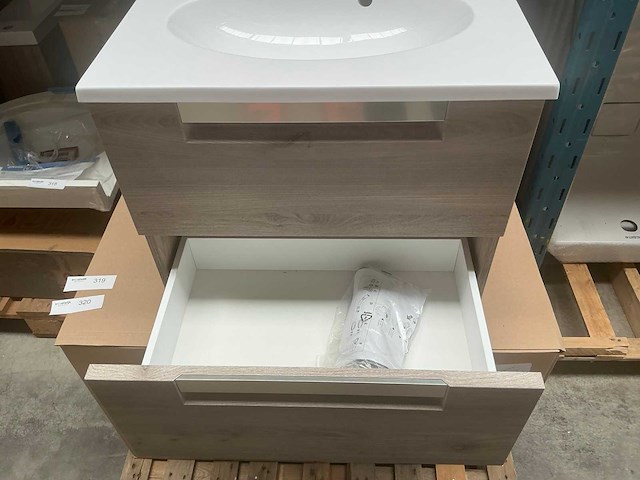 Kame evoke badmeubel nelson oak 60cm - afbeelding 6 van  8
