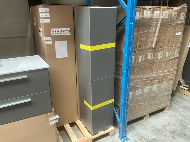 Kame gama badkamerkast 160cm matt grey - afbeelding 1 van  5