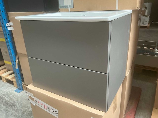 Kame gama badmeubel 60cm matt grey - afbeelding 2 van  6