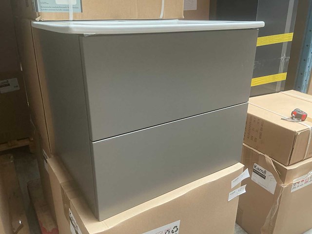 Kame gama badmeubel 60cm matt grey - afbeelding 3 van  6