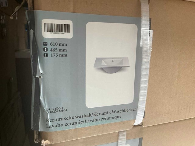 Kame gama badmeubel 60cm matt grey - afbeelding 4 van  4