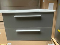 Kame gama badmeubel 80cm matt grey - afbeelding 2 van  9