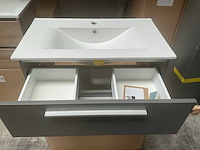 Kame gama badmeubel 80cm matt grey - afbeelding 7 van  9