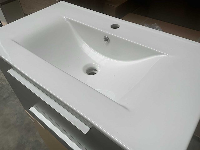 Kame gama badmeubel 80cm matt grey - afbeelding 8 van  9