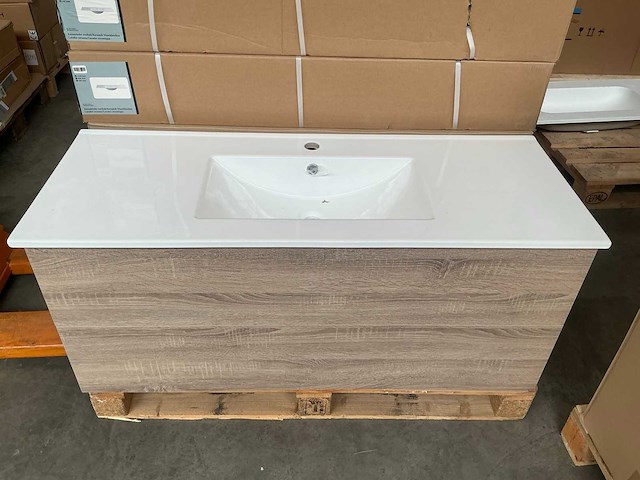 Kame gama badmeubel grey oak 120cm - afbeelding 2 van  7