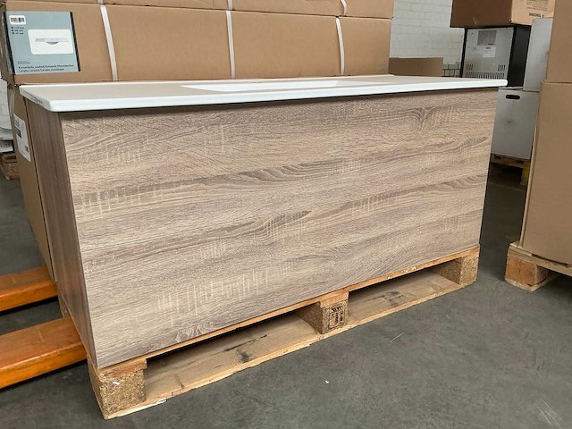 Kame gama badmeubel grey oak 120cm - afbeelding 1 van  2