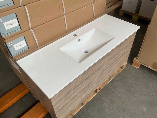 Kame gama badmeubel grey oak 120cm - afbeelding 2 van  2