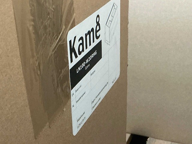 Kame gama badmeubel matt grey 100cm - afbeelding 5 van  6
