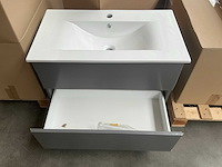 Kame gama badmeubel matt grey 80cm - afbeelding 2 van  4