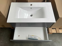 Kame gama badmeubel matt grey 80cm - afbeelding 3 van  4