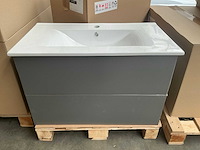 Kame gama badmeubel matt grey 80cm - afbeelding 1 van  2