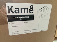 Kame gama matt grey badmeubel 80cm - afbeelding 6 van  6