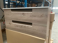 Kame nelson oak badmeubel 100cm - afbeelding 1 van  7