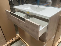 Kame nelson oak badmeubel 100cm - afbeelding 4 van  7