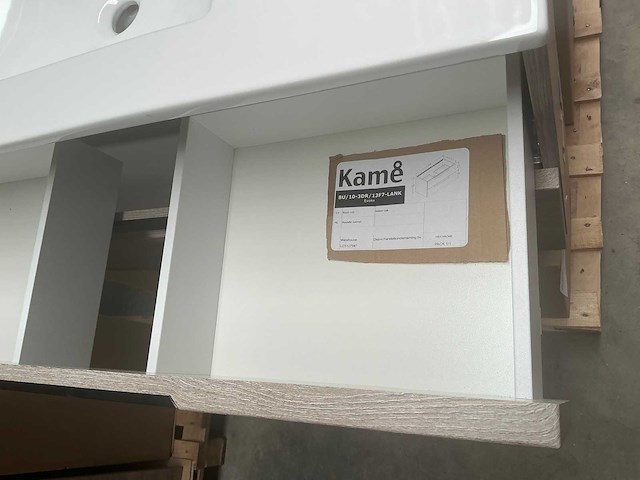 Kame nelson oak badmeubel 100cm - afbeelding 6 van  7